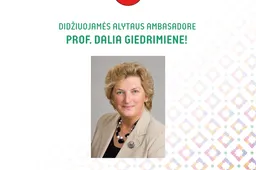 Prof. Dalia Giedrimienė – Lietuvos Respublikos garbės konsulė