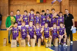 Alytaus krepšinio akademijos auklėtiniai pasidabino U-14  C diviziono aukso medaliais