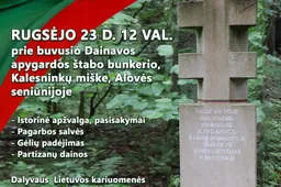 Minėjimas – prie bunkerio Kalesninkų miške