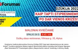 IQ forume Alytuje – apie globalius ir vietos iššūkius regiono verslui
