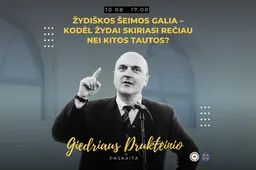 Žydiškos šeimos galia – kodėl žydai skiriasi rečiau nei kitos tautos? G. Drukteinis kviečia į susitikimą Alytuje