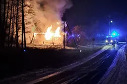 Sudegė namas Alovės seniūnijoje