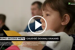 Gerumo akcijos metu – gausybė dovanų vaikams
