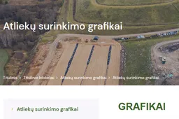 Atliekų vežimo grafikai skelbiami ARATC svetainėje