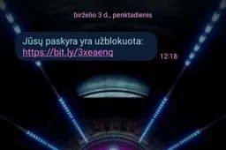 Paspaudė nuorodą – neteko tūkstančių