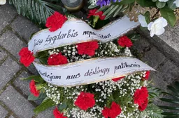 II pasaulinio karo sovietinių karių kapinėse Alytuje – vainikas „išvaduotojams“