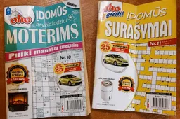 Kryžiažodžių žurnalus įsodrino narkotinėmis medžiagomis