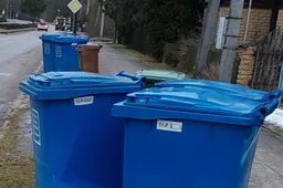 Kiek kartų ištraukti ištuštinimui mišrių atliekų konteinerį?