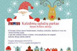 Kviečia puošti kalėdines eglutes ir kurti jų parką