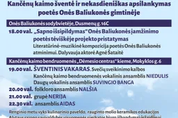 Nekasdieniškas apsilankymas poetės Onės Baliukonės sodelyje