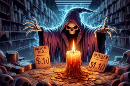 Kapų žvakių kainų reidas: kainų magija prieš Vėlines