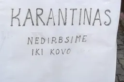 Karantiną siūloma tęsti iki kovo