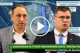 L. Kasčiūnas Alytaus aerodrome mato  dronų pilotų mokymo centrą ir šaudyklą