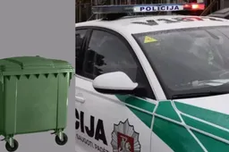 Alytaus rajono konteineryje rastas negyvas šuo