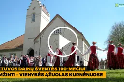 Lietuvos dainų šventės 100-mečiui įamžinti – vienybės ąžuolas Kurnėnuose