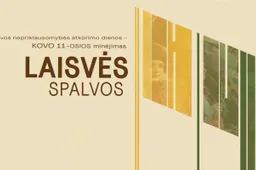 Rotušės aikštėje – Kovo 11-osios minėjimas