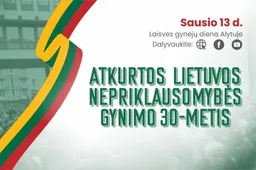Lietuvos Nepriklausomybės gynimo 30-metis Alytuje