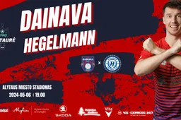 Pirmadienį Alytuje futbolas  su žiūrovais