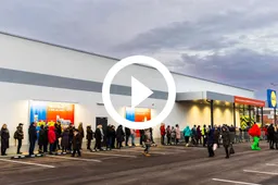 Alytuje atidaryta antroji „Lidl“ parduotuvė sulaukė pirkėjų antplūdžio