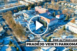 Prie Alytaus ligoninės pradėjo veikti mokama automobilių aikštelė
