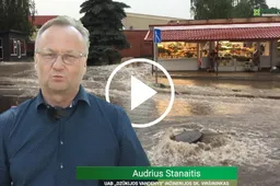 Paaiškino, kodėl Alytaus gatvėse po liūčių dangčiai šauna iš šulinių