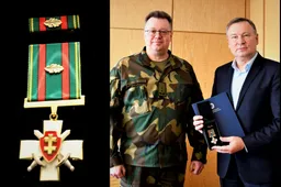 A. Vrubliauskui – Lietuvos šaulių sąjungos apdovanojimas už nuopelnus