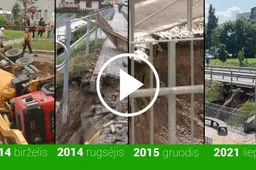 Žaliojoje gatvėje – nesibaigiančios problemos: pusė objekto aptverta stopjuosta, naudotis šaligatviu – draudžiama