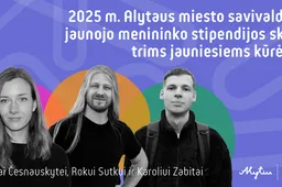 2025 m. Alytaus miesto savivaldybės jaunojo menininko stipendijos skirtos trims jauniesiems kūrėjams