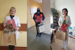 Medikams – padėkos, dovanos ir muzikinis sveikinimas