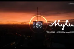 Pažvelkime į naktinį Alytų iš aukštai...