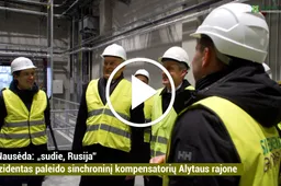 Prezidentas apie Alytaus sinchroninio kompensatoriaus paleidimą: tai paskutinis svarbus žingsnis energetinės nepriklausomybės link