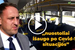 Alytuje mažėja važiuojančių miesto autobusais