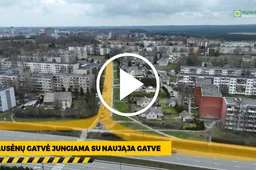Miklusėnų gatvė bus sujungta su Naująja gatve