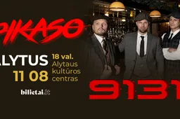 Lapkričio 8 d. išskirtinis grupės „Pikaso“ koncertas Alytuje