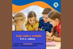 Ieškote prasmingos veiklos savo vaikui, norite patobulinti anglų kalbos žinias?