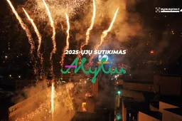 Alytus pasitiko 2025 metus