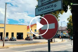 Įvažiuoti į naują žiedinę sankryžą nuo miesto centro – dar draudžiama