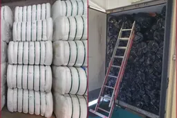 Vietoje poliesterio pluošto krovinio Raigarde – 11 rūšių cigarečių už beveik keturis milijonus eurų