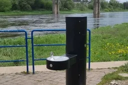 Naują geriamojo vandens fontanėlį „Dzūkijos vandenys“ įrengė prie Nemuno