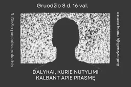 R. Diržio paskaita-pokalbis „Dalykai, kurie nutylimi kalbant apie prasmę“