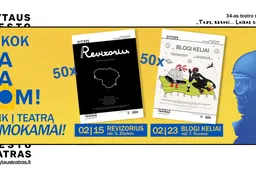 Paaukok RADAROM – ateik į teatrą nemokamai