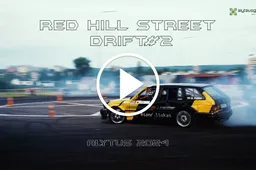Alytuje nugriaudėjo autofanų renginys „Red Hill Street DRIFT“
