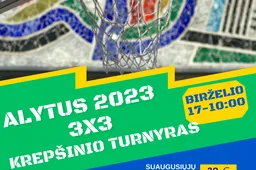 Alytuje vyks 3 x 3 krepšinio turnyras