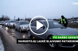 Policijos reidas: penki neblaivūs vairuotojai ir išradingi pasiaiškinimai