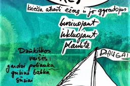 Daugai kelia bures ir laukia atvykstančiųjų į vasaros uždarymo regatą