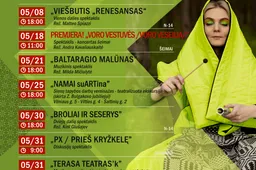 Nuo premjeros iki vernisažo ir renginio ant ... stogo