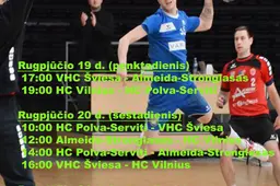 Lietuvos ir Estijos rankinio čempionų keliai susikryžiuos Alytaus arenoje