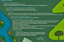 Vasarą švente pradeda ir Varėna