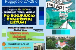 Paskutinį vasaros savaitgalį Alytaus rajone bus galima ne tik grybauti