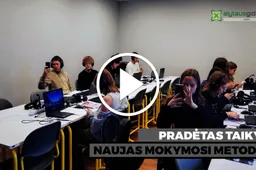 Alytaus A. Ramanausko – Vanago gimnazijoje  pradėtas taikyti naujas mokymosi metodas
